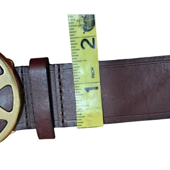 Coldwater Creek Women's Leather Belt, Brown Size L - Picture 11 of 12